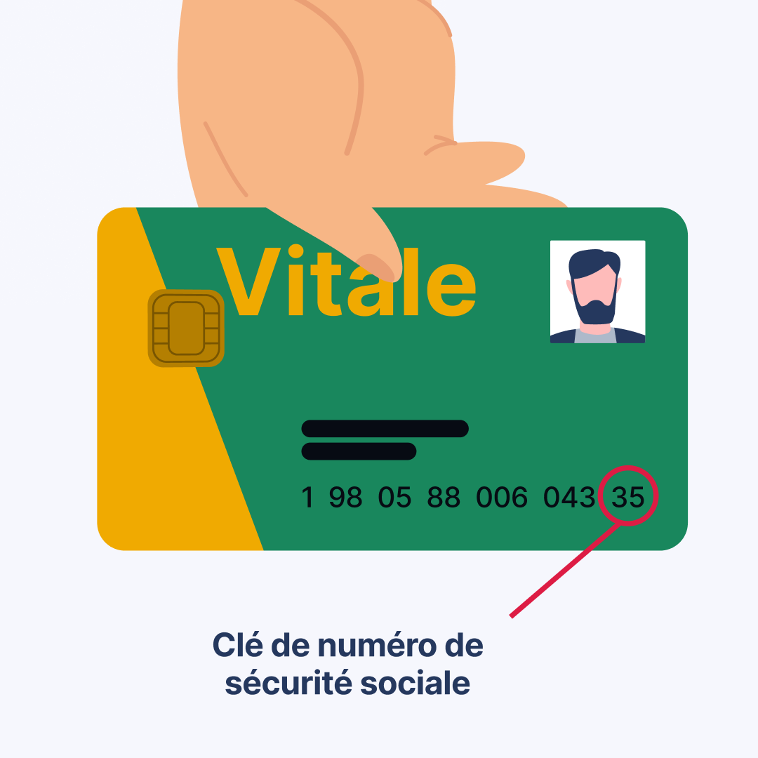 Clé de numéro de sécurité sociale 