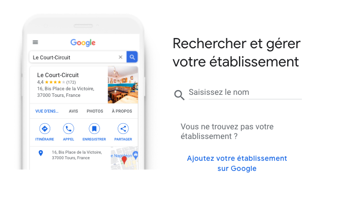 rechercher son auto-entreprise sur google my business